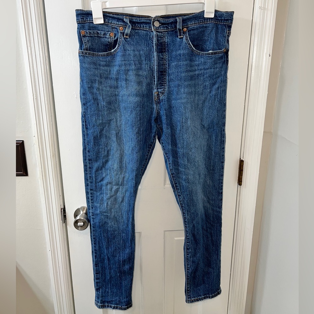Levi’s 501 Stretch Skinny Women’s Jeans in Neat Freak - Medium Wash